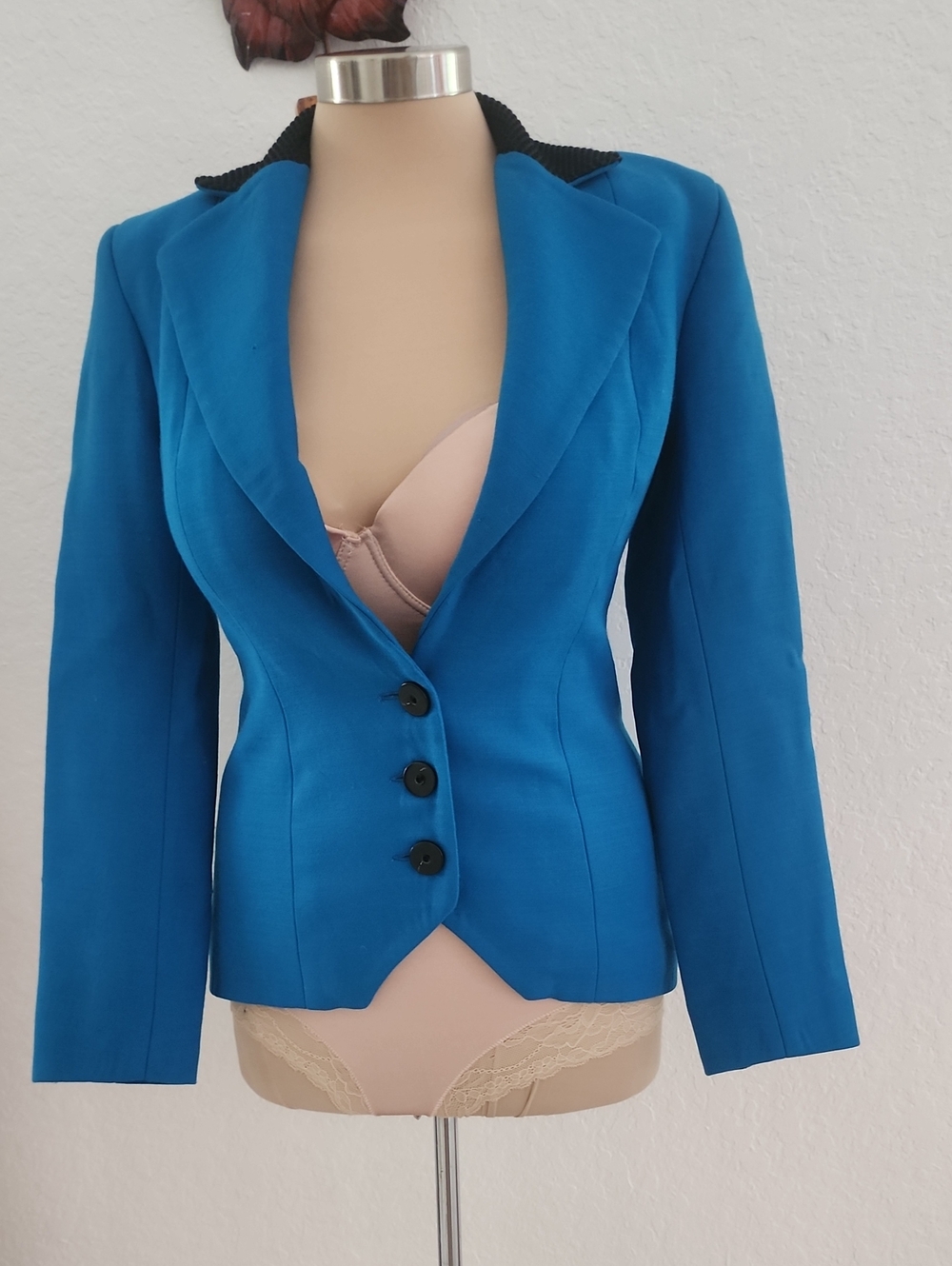 PAPER LONDON | Black And Blue Blazer